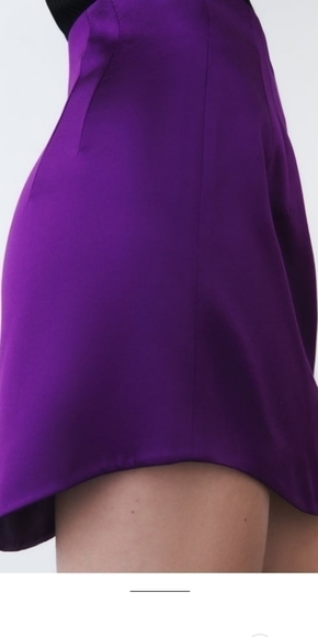 ZARA satin effect high waist skirt - Picture 3 of 9